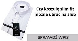 Czy koszulę slim fit można ubrać na ślub? Poradnik pana młodego